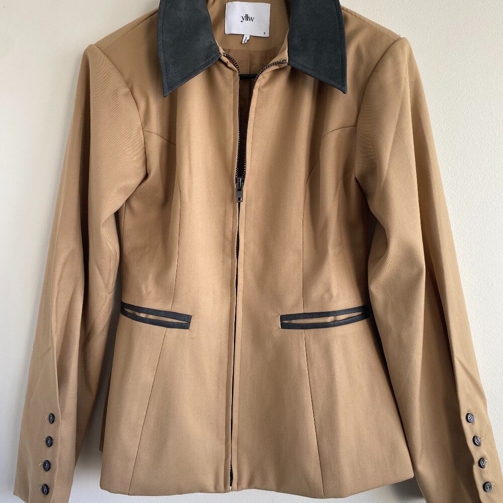 Camel Jacket Yellow The Label